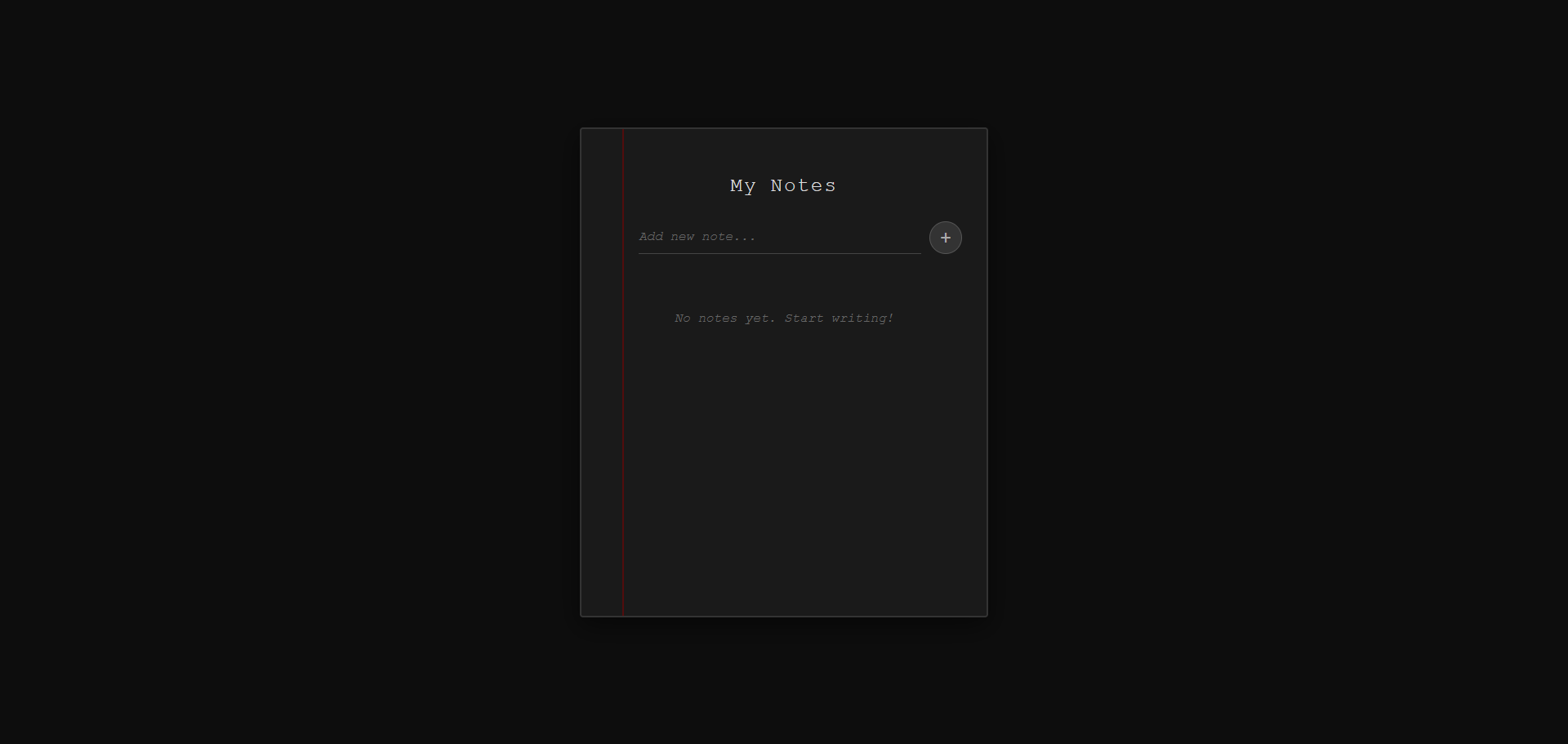 Black Notebook Todo